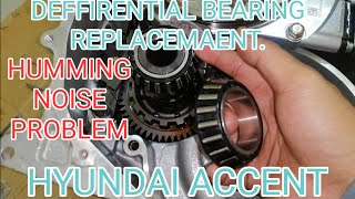 TRANSMISSION FULLDOWNDIFFIRENTIAL BEARING HUMMING NOISE PROBLEMHYUNDAI ACCENT 2020 [upl. by Mota]