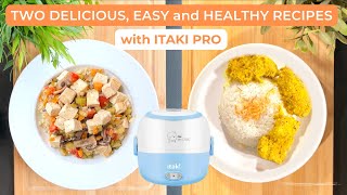 30 Minutes Meals  Two Healthy Lunch Recipes using The Itaki Pro Lunchbox [upl. by Brnaba]