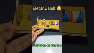 How to make electric bell for science project youtubeshorts shorts short shortvideo [upl. by Lillie339]