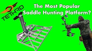 Tethrd Predator XL Saddle Hunting Platform Most Popular For Saddle Hunting hunting outdoors deer [upl. by Primavera826]