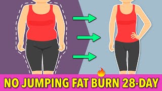 28Day Full Body Fat Burning – No Jumping No Repeat [upl. by Aniv694]