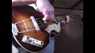 Hofner bass demo [upl. by Htebharas881]