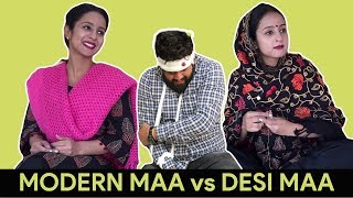 Modern Maa vs Desi Maa   RAKHI LOHCHAB [upl. by Epuladaug244]