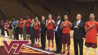 Buzz Williams Virginia Tech Basketball Team Honor Military Veterans [upl. by Sirron]