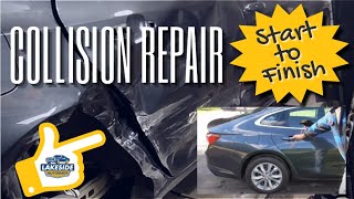 Collision Repair Process Start to Finish [upl. by Neville120]