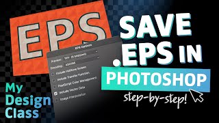 How to Save An EPS File in Photoshop ✅ [upl. by Aliel]