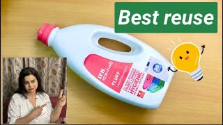 Liquid detergent bottle craft  Best out of waste  useful liquid detergent bottle craft bottle diy [upl. by Leagiba]