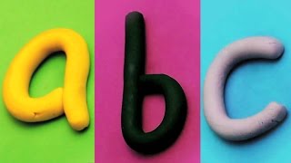 Play Doh Alphabets  ABC Song  Learn ABC From Baby Box [upl. by Crescint]