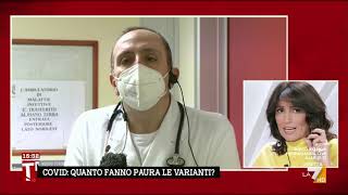 Variante inglese il dott Cenderello Ospedale Sanremo quotSperiamo che le restrizioni aiutinoquot [upl. by Eerahs]