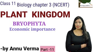 Economic importance of bryophytes  Class 11 biology CH 3 NCERT  NEETbiology neet [upl. by Astred323]