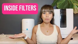 LEVOIT Air Purifier for Home vs HATHASPACE Smart Air Purifiers for Home inside filters review [upl. by Enait]