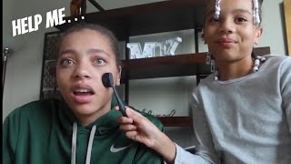 MY LITTLE SISTER DOES MY MAKEUP [upl. by Barry]