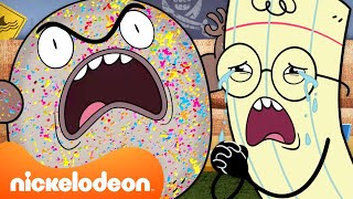 Rock Gets GLITTER Bombed By Paper ✨  Rock Paper Scissors  Nickelodeon UK [upl. by Eatnhoj]