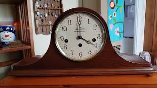 Seth Thomas quotWoodburyquot Westminster Chime Mantle Clock [upl. by Elades918]