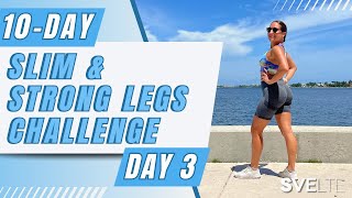 Lifted And Toned Glutes Workout  10Day Slim And Strong Legs Challenge  Day 3 [upl. by Marleah]