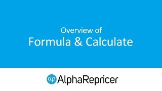 Overview of Formula  Alpha Repricer Tutorials [upl. by Tija]