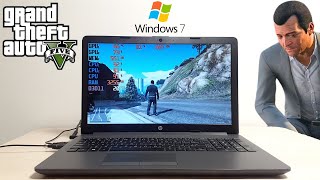 Windows 7  GTA 5 on Low End Laptop AMD A6 Radeon R4 Graphics [upl. by Anivas]