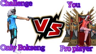 Only Bokseng vs TWO pro player challenge BoksengFF [upl. by Herwick]