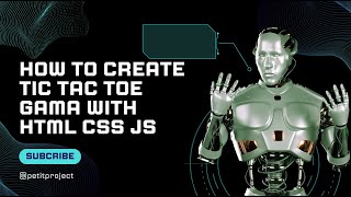How to create Tic Tac Toe game with html css js [upl. by Homans]