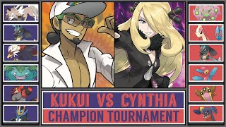 KUKUI vs CYNTHIA  Pokémon Champion Tournament Battle 2 [upl. by Oirazan]