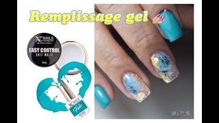 Remplissage gel et pose de water decal  stickers [upl. by Hanna]