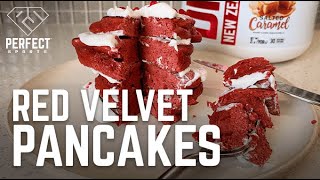 Red Velvet Protein Pancakes [upl. by Tiebold]