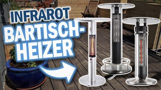 Die besten INFRAROT BARTISCH HEIZER  Top 3 Bartisch Heizstrahler Vergleich [upl. by Reichert]