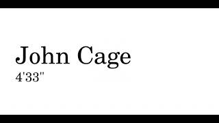 John Cage  433 score 4K  Berliner Philharmoniker [upl. by Navonod]