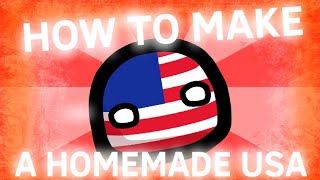 How to make a HOMEMADE USA Countryball Tutorial meme [upl. by Dragon]