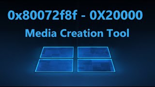 Ошибка 0x80072f8f 0X20000 Media Creation Tool  Решение [upl. by Eimaj158]