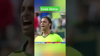 fastest bowler in the history SoiabAkhatar [upl. by Llenrahs826]