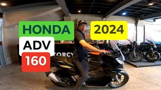 Honda ADV 160 2024 SRP 166900  SPECS  REVIEW  DEMO  KIRBY MOTOVLOG [upl. by Ynaitirb]