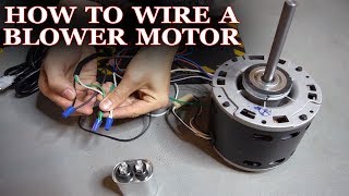 How To Wire a Furnace or AC Blower Motor [upl. by Emorej]