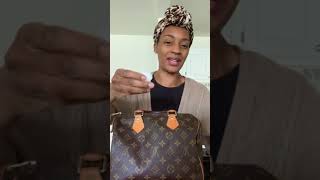 WATCH how I cleaned Louis Vuitton Speedy 25 handles PART 1 [upl. by Yenahpets858]