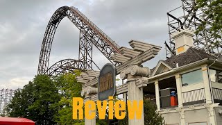 Goliath Review Six Flags Great America [upl. by Eizdnil54]