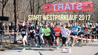 Start 18 Westparklauf München 2017 des ESV Sportfreunde Neuaubing [upl. by Ynnav790]