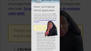 St Louis enforces airbnb regulations shorts [upl. by Imotas391]