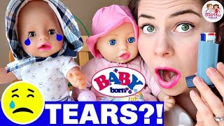 😰She Cant Breath⁉️ ASTHMA RUINS BABY BORN TWINS 1st Egg Hunt 🐣 Dolly Disabilities Ep 10💜 [upl. by Fleeta305]