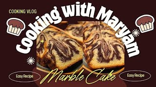 Easy Recipe Marble Cake  By Maryam [upl. by Kora]