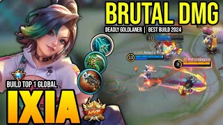 IXIA BEST BUILD 2024  BUILD TOP GLOBAL IXIA GAMEPLAY  MOBILE LEGENDS✓ [upl. by Janna]