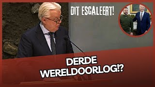 Ralf Dekker FVD laat geen spaan heel van Biden Zelensky amp Rutte in IJZERSTERK betoog [upl. by Matthaus47]