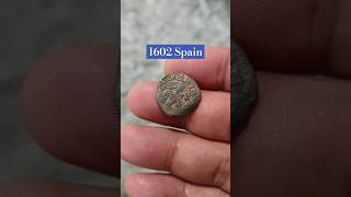 1602 Spain 4 Maravedis Coin shortvideo numismatics coin history coincollecting [upl. by Spear]