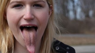 Brazzers Offers Girl With The Longest Tongue A Job [upl. by Legnalos]