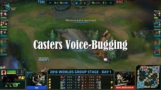 Casters VoiceBugging Worlds 2016 [upl. by Helban]