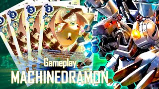 Aprenda a Jogar Machinedramon  Parte 2  Gameplay  Digimon Card Game  EX05 [upl. by Maxim]