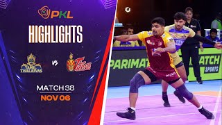 Match Highlights Tamil Thalaivas vs Telugu Titans  November 6  PKL Season 11 [upl. by Yclehc237]