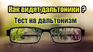 Как видят дальтоники Тест на дальтонизм Причина дальтонизма  Невероятные факты Чехменок Андрей [upl. by Garvin60]