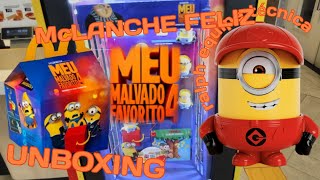 UNBOXING  Brinde Meu Malvado Favorito 4 Ralph Equipe Técnica Comparação com outros bonecos [upl. by Warrin539]