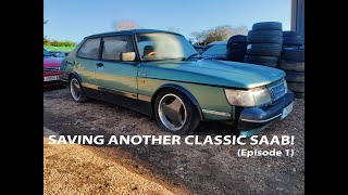 SAAB 900 T16s rescue ep1 And so my next SAAB resto begins [upl. by Kernan]