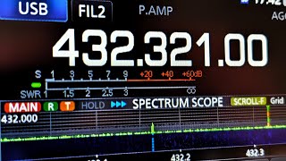 PART 2 Working UHF Contest ICOM IC9700  8eleYAGI [upl. by Hosea]